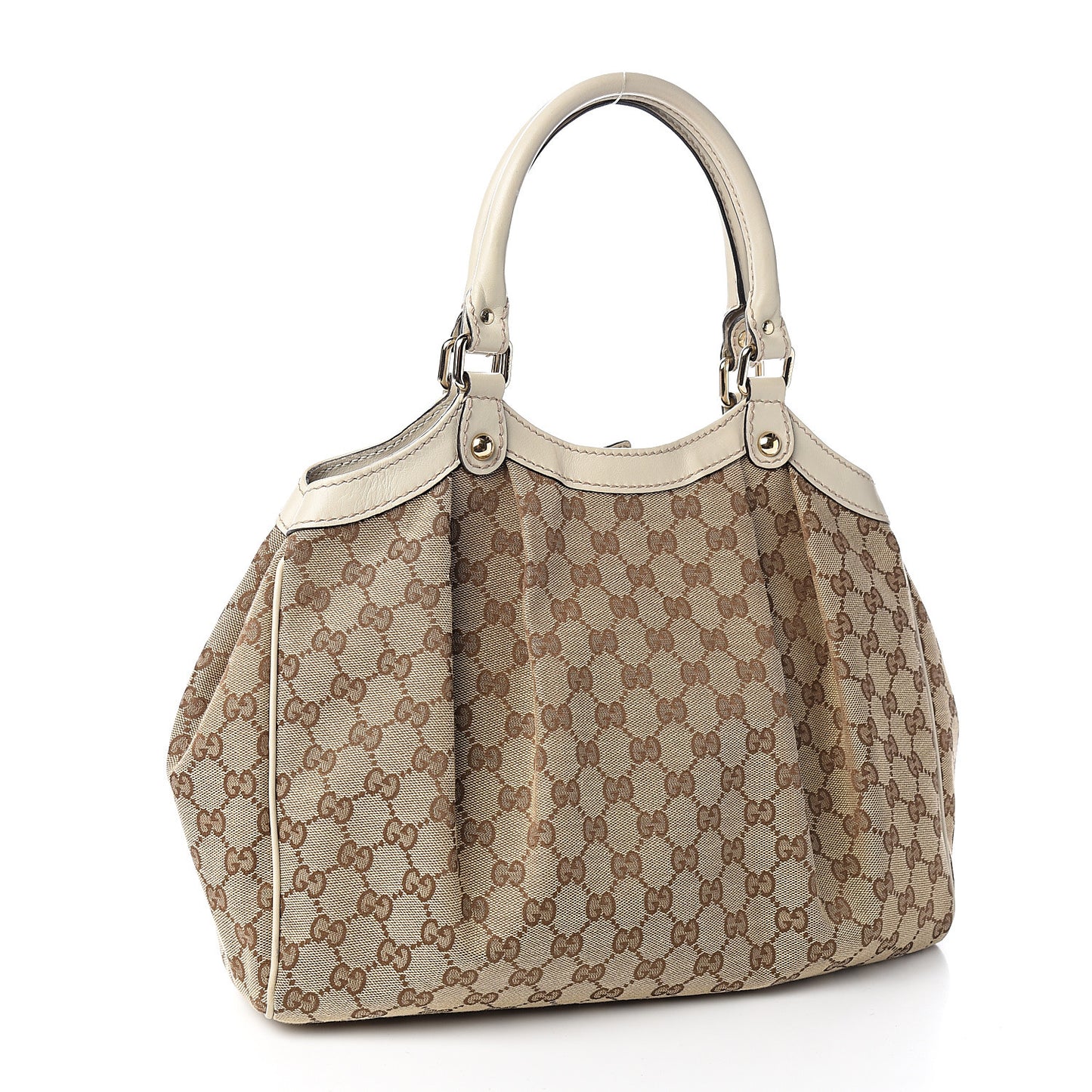 Monogram Medium Sukey Tote Off White