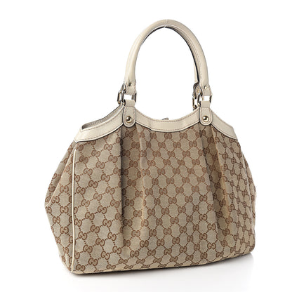 Gucci Monogram Medium Sukey Tote Off White 2 of 9