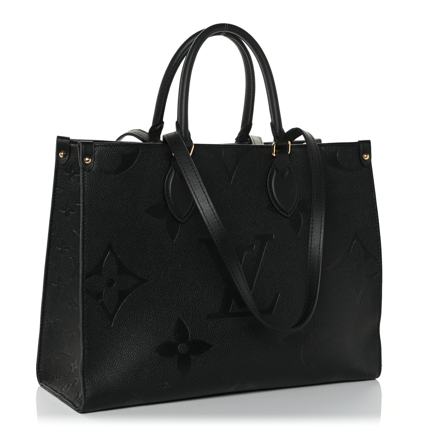Louis Vuitton Empreinte Monogram Giant Onthego MM Black 2 of 9