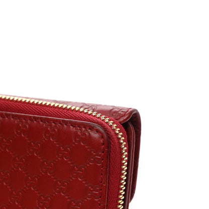Gucci Soft Microguccissima Continental Zip Wallet Red 13 of 14