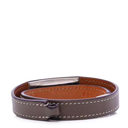 Hermes Swift Rivale Double Tour Bracelet S Etoupe 2 of 4