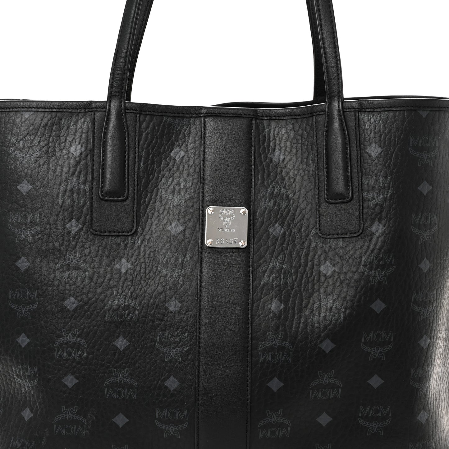 Visetos Medium Liz Reversible Shopper Tote Black