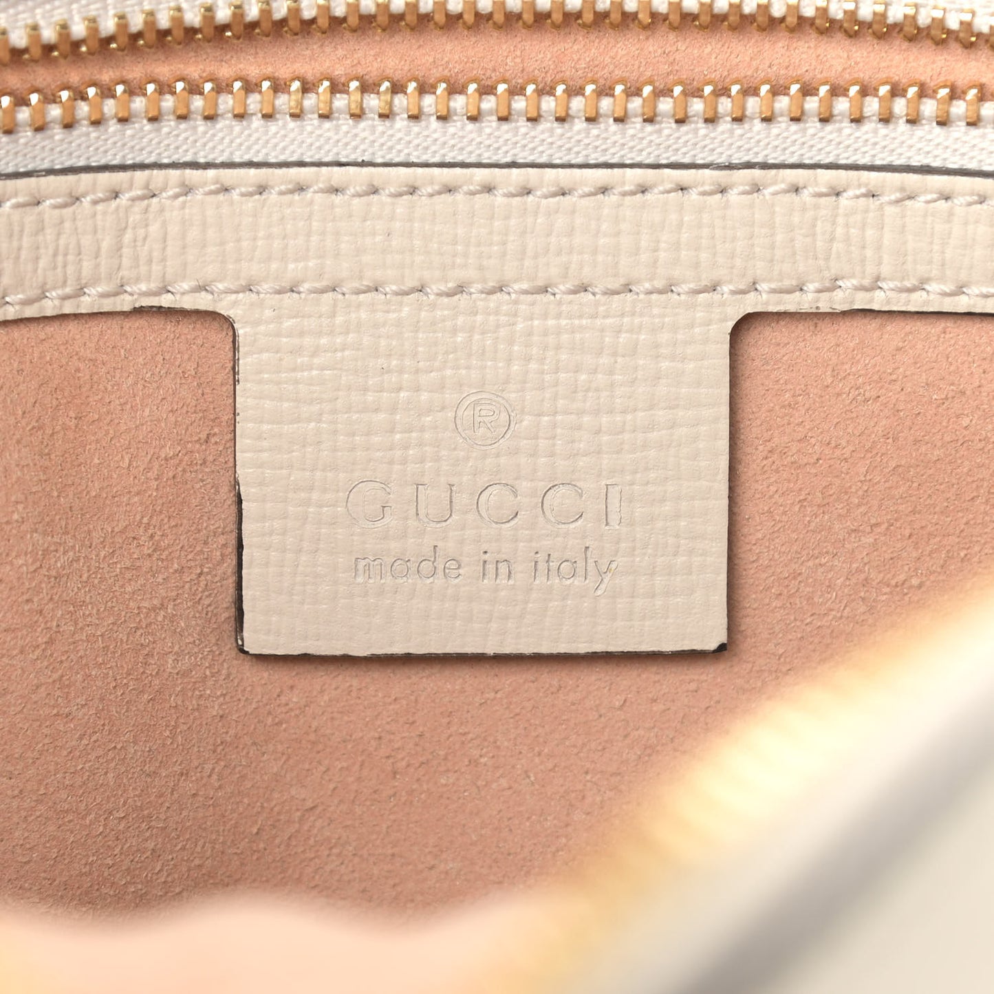 GG Supreme Monogram Small Horsebit 1955 Shoulder Bag Beige Mystic White