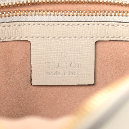 Gucci GG Supreme Monogram Small Horsebit 1955 Shoulder Bag Beige Mystic White 6 of 15