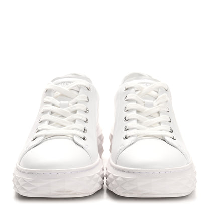 Jimmy Choo Nappa Diamond Light Platform Sneakers 38 White 7 of 27