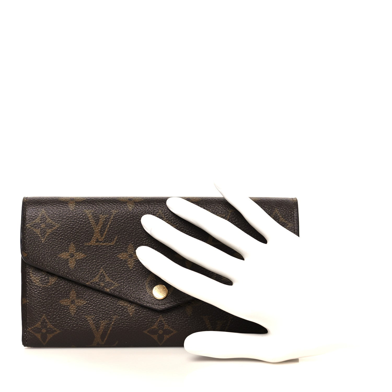 Louis Vuitton Monogram Sarah Wallet NM Rose Ballerine 2 of 7