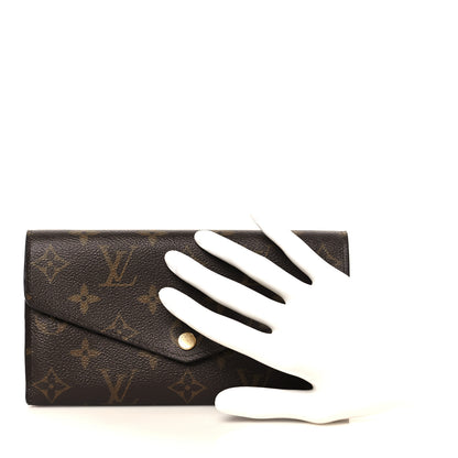Louis Vuitton Monogram Sarah Wallet NM Rose Ballerine 2 of 7