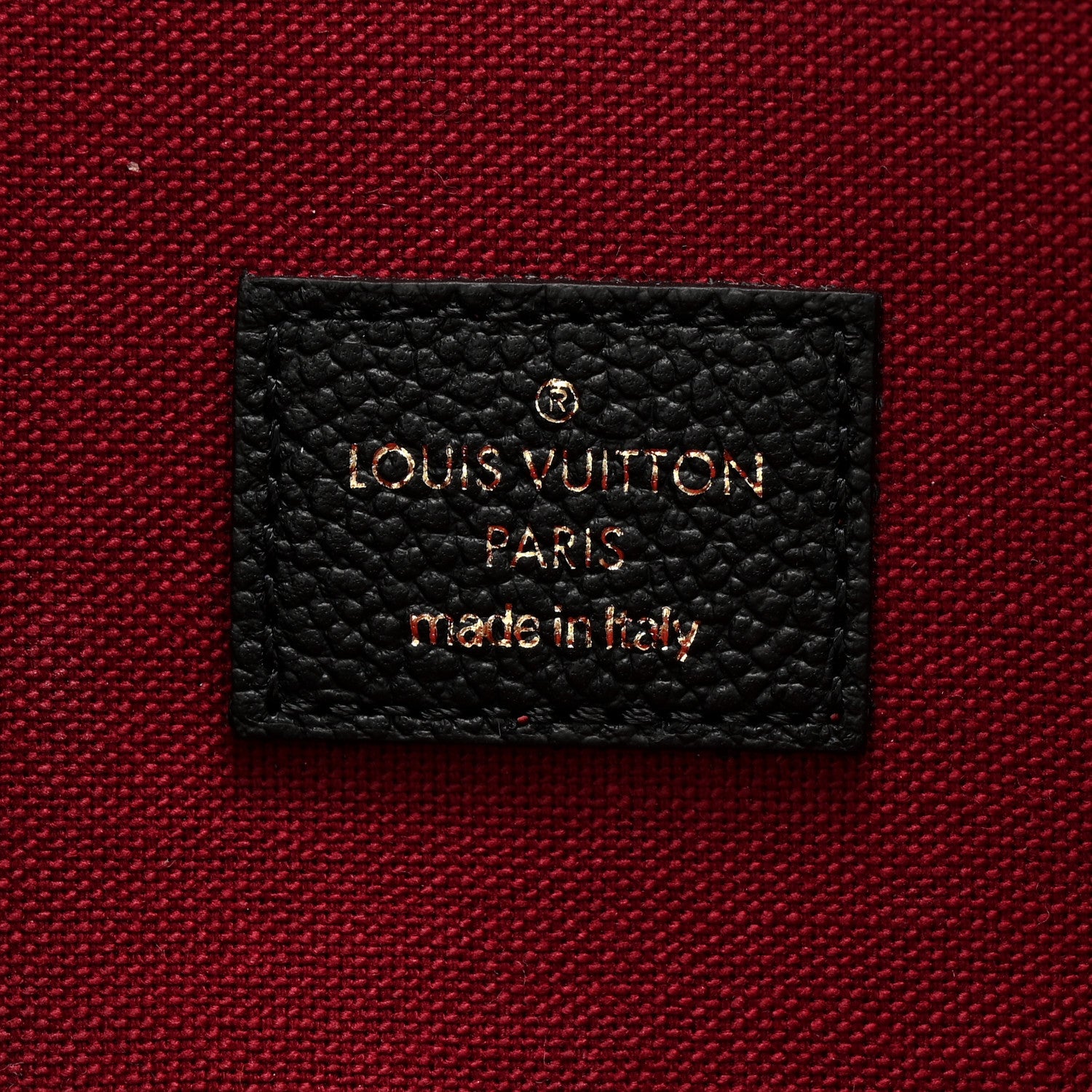 Louis Vuitton Empreinte Monogram Giant Felicie Pochette Black Beige 7 of 11