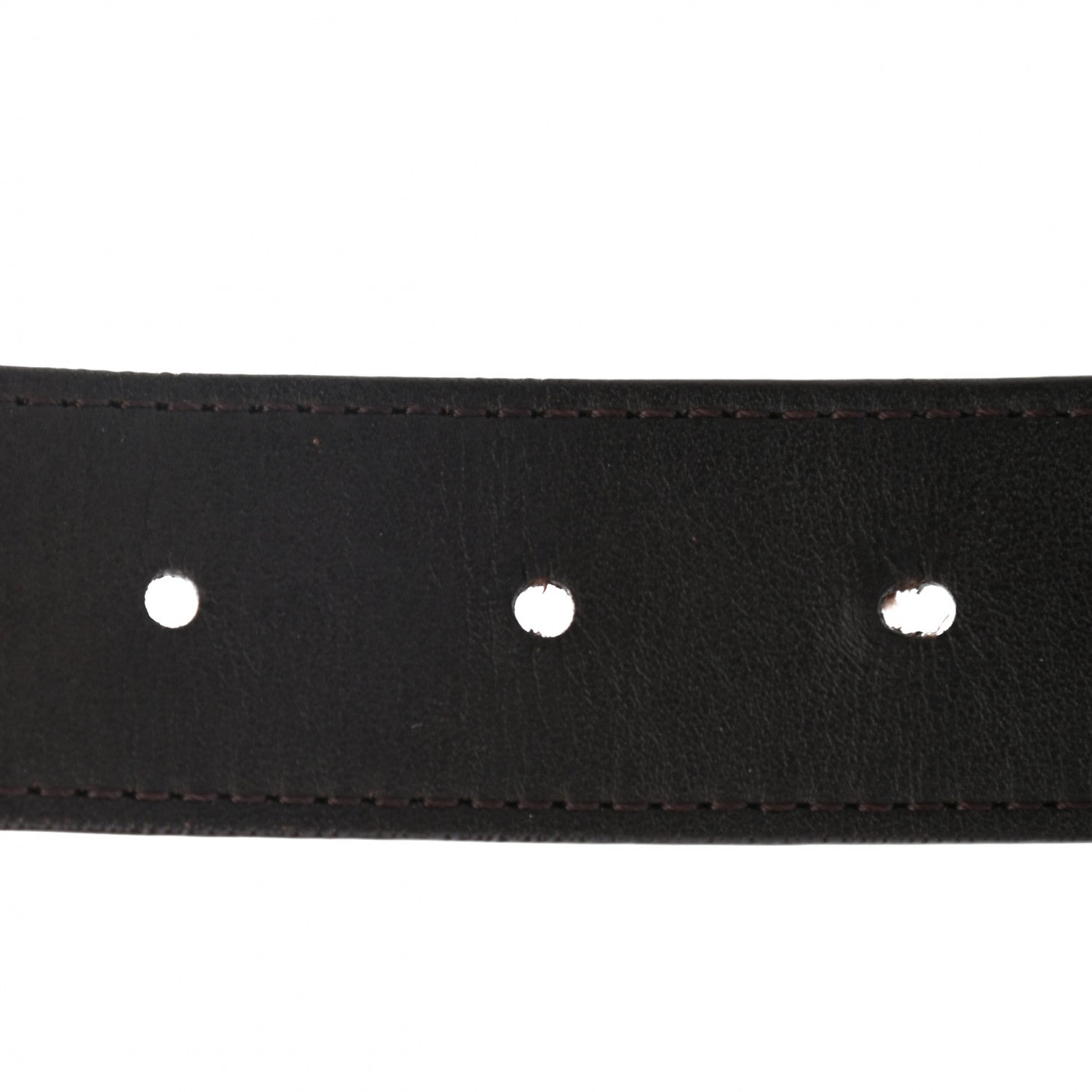 Louis Vuitton Damier Ebene LV Paris Buckle Belt 85 34 4 of 5
