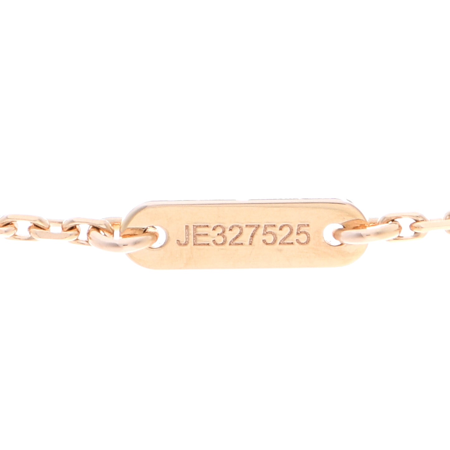 18K Rose Gold Carnelian Sweet Alhambra Pendant Necklace