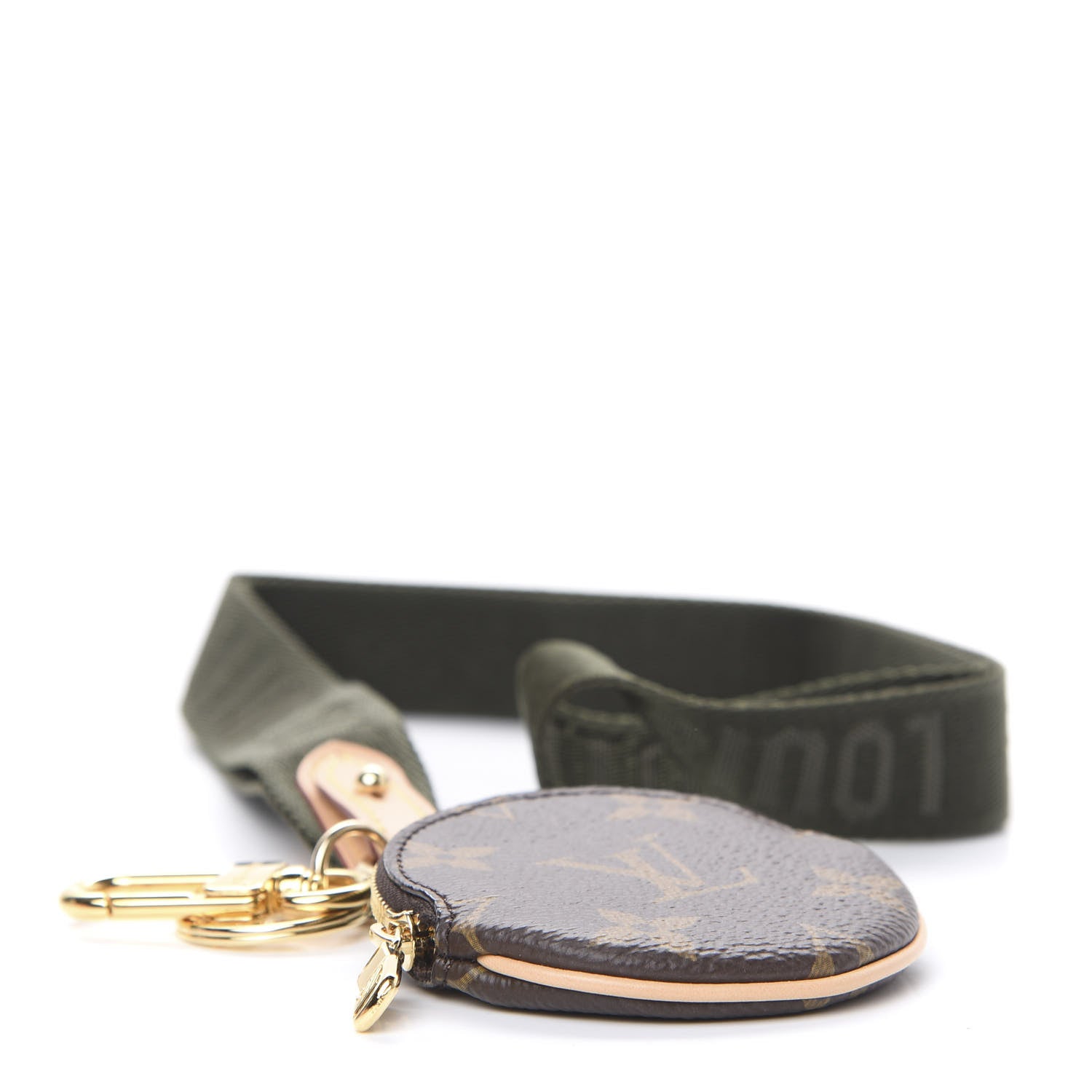 Louis Vuitton Monogram Multi Pochette Accessories Lanyard Key Holder Kaki 4 of 7