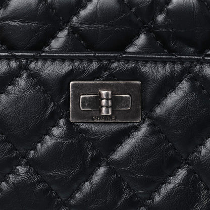 Chanel Aged Calfskin Quilted Mini Reissue Camera Case Black 5 of 5