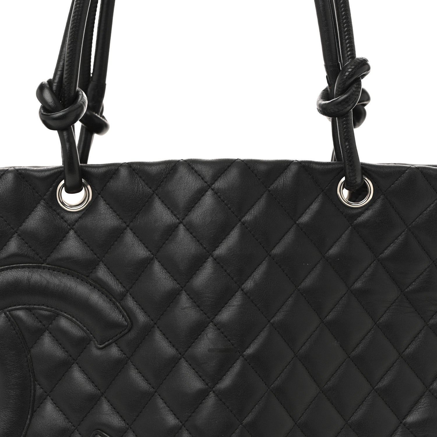 Chanel Calfskin Quilted Large Cambon Tote Black 8 of 14
