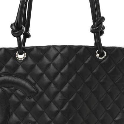 Chanel Calfskin Quilted Large Cambon Tote Black 8 of 14