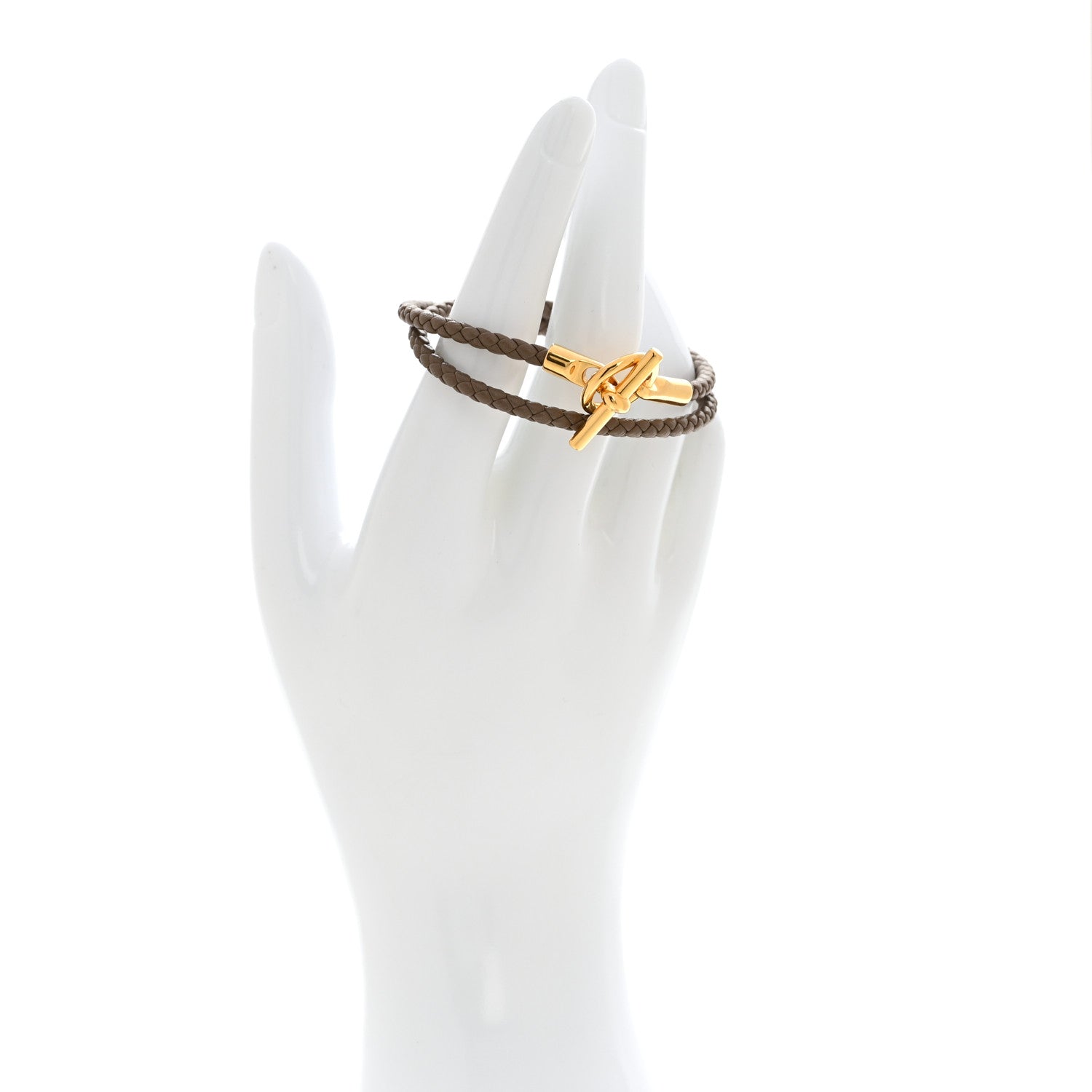 Hermes Swift Glenan Double Tour Bracelet Etoupe 2 of 7