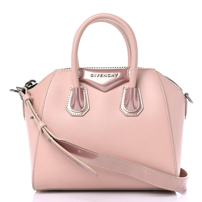 Givenchy Metallic Calfskin Mini Antigona Light Pink 1 of 19