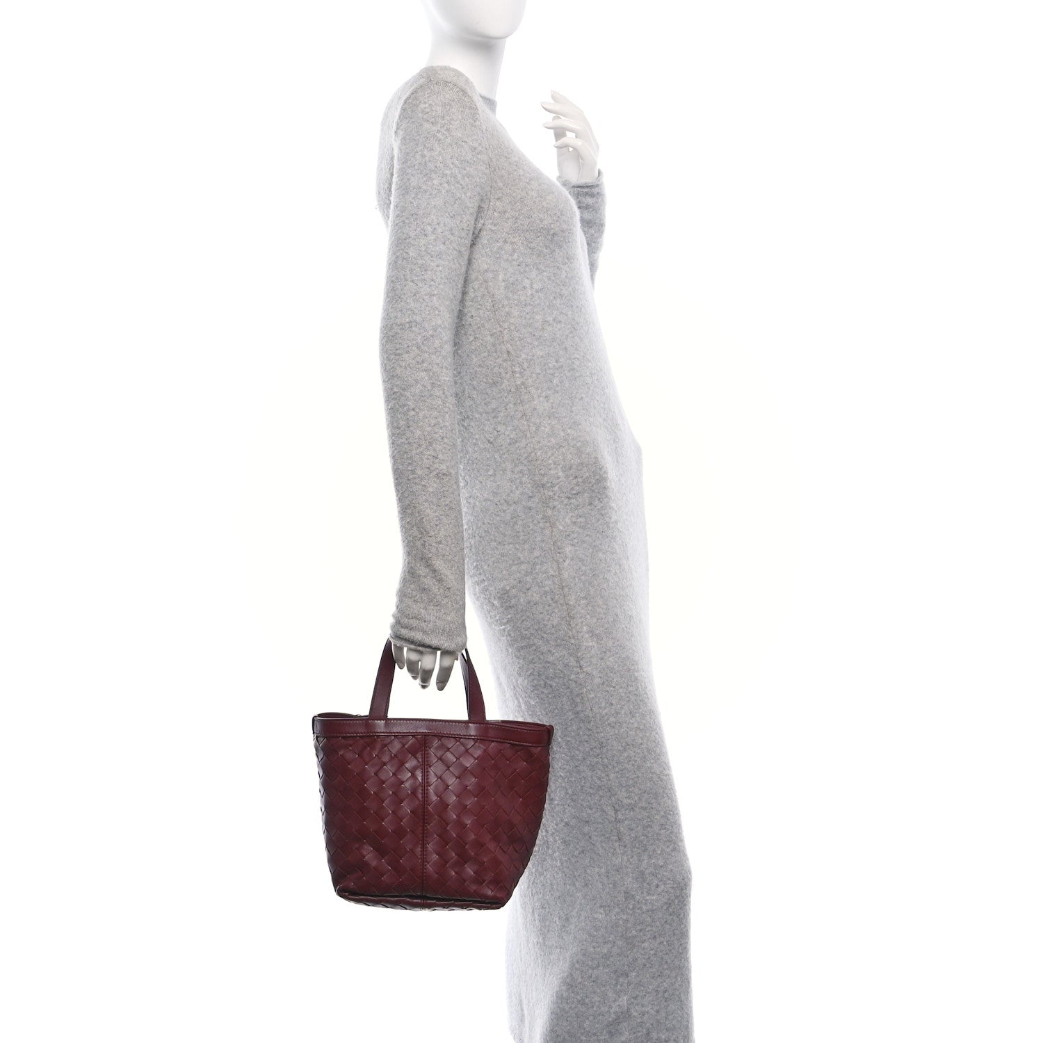 Bottega Veneta Nappa Intrecciato Small Flip Flap Tote Barolo 2 of 9