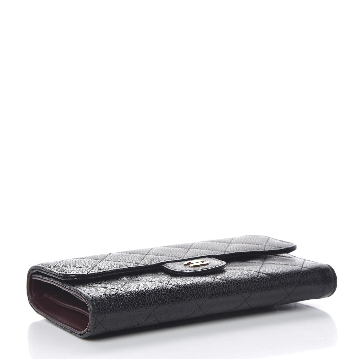 Chanel Caviar Quilted Large Flap Wallet Black 4 of 13