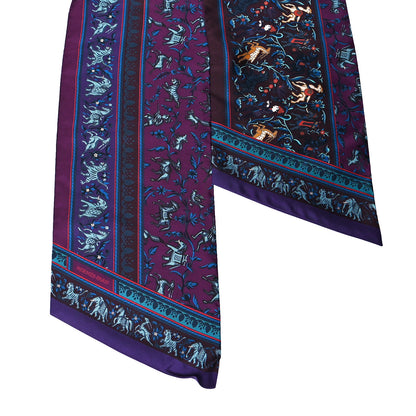 Hermes Silk Chasse En Inde Maxi Twilly 2 of 4