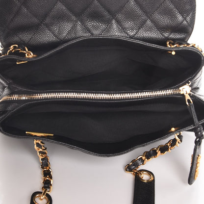 Chanel Caviar Quilted Flap Shoulder Bag Black 5 of 8