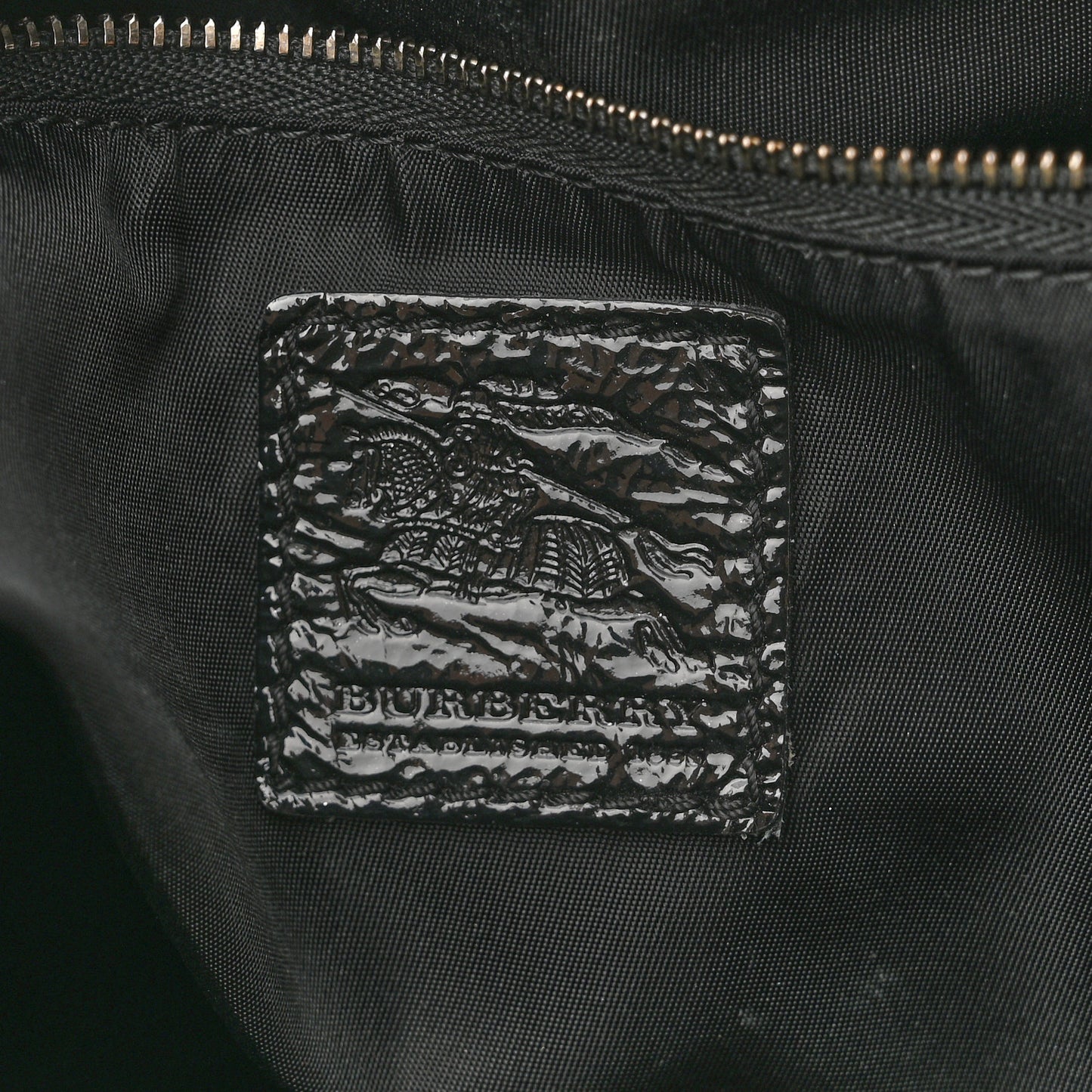 Nylon Beat Check Small Victoria Tote Black