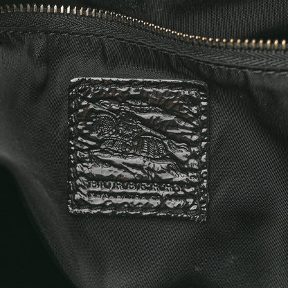 Burberry Nylon Beat Check Small Victoria Tote Black 5 of 11