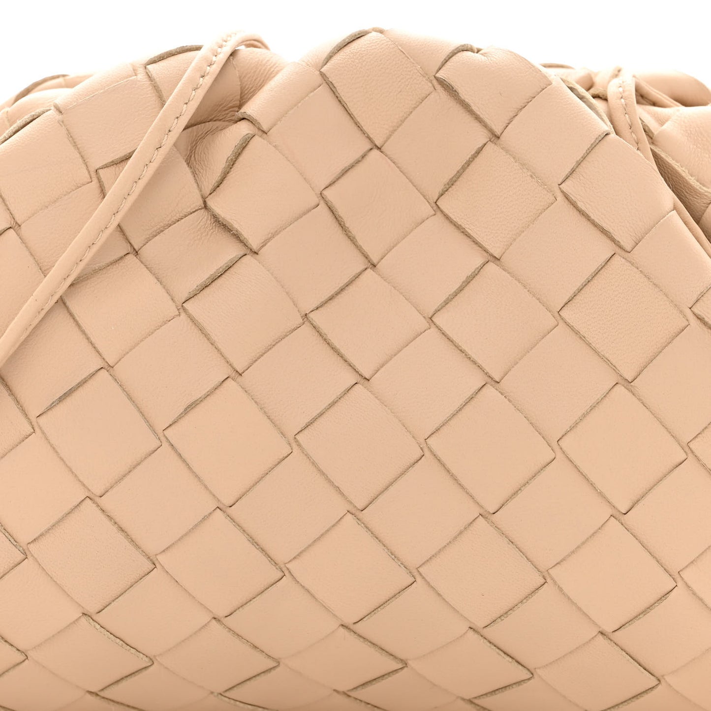 Nappa Intrecciato The Mini Pouch Almond