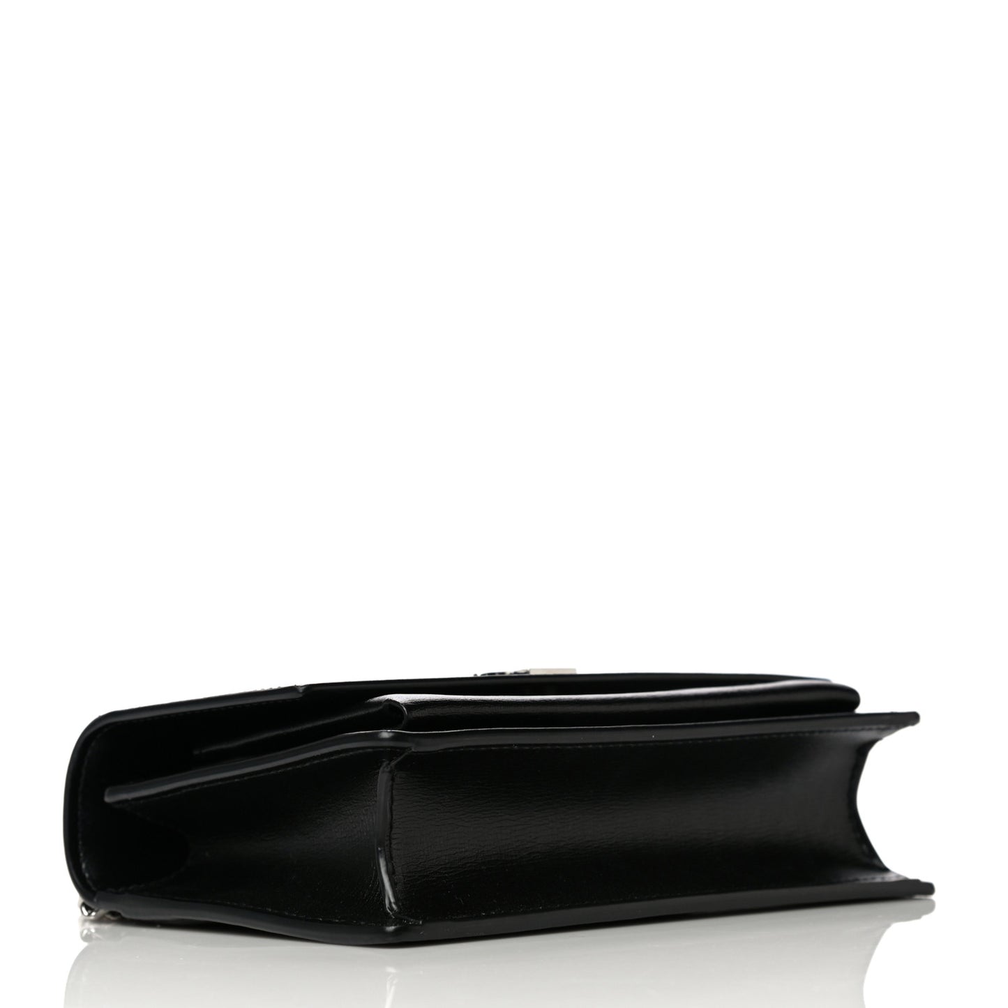 Calfskin Monogram Sunset Chain Wallet Black