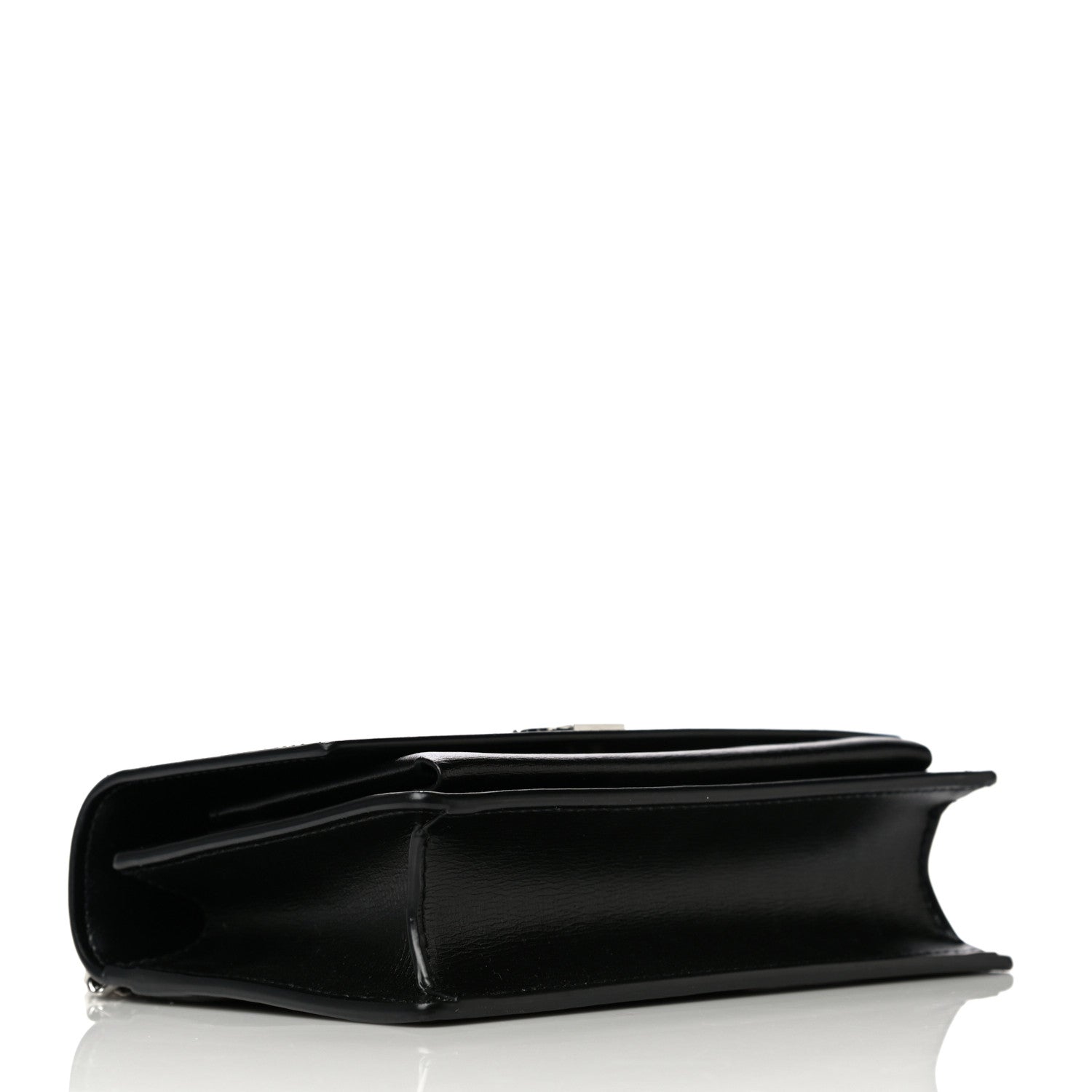 Saint Laurent Calfskin Monogram Sunset Chain Wallet Black 4 of 14