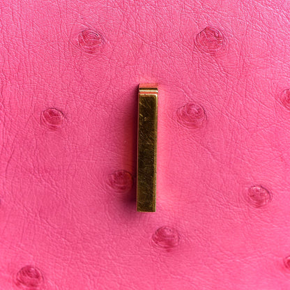 Hermes Ostrich Birkin 35 Fuchsia 26 of 35