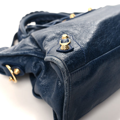 Balenciaga Agneau Giant 12 Gold Hardware City Bleu Mineral 10 of 14