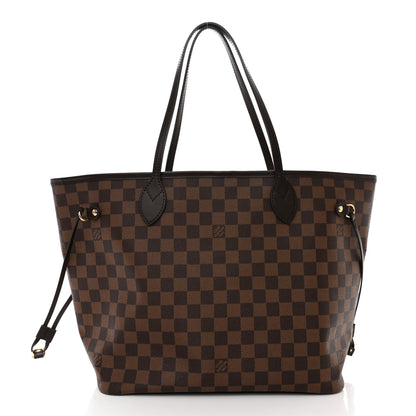 Louis Vuitton Damier Ebene Neo Neverfull MM Rose Ballerine 3 of 10