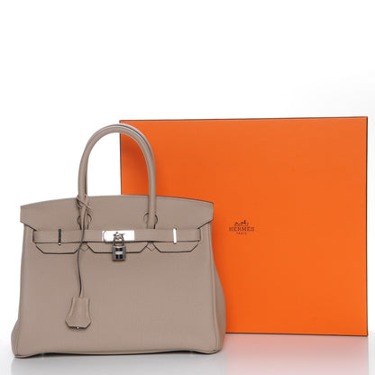 Hermes Togo Birkin 30 Gris Tourterelle 25 of 25
