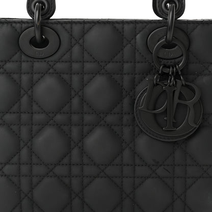 Christian Dior Ultra Matte Calfskin Cannage Small My ABCDior Lady Dior Black 8 of 17