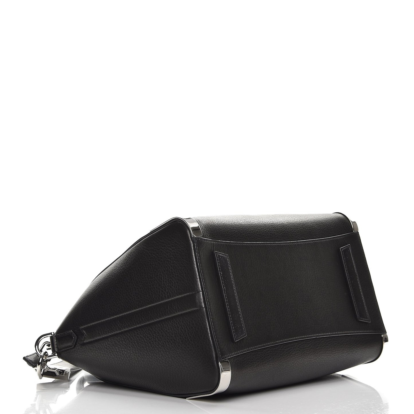 Calfskin Medium Silver Corners Antigona Black