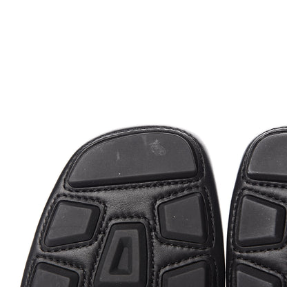 Gucci Calfskin Womens Noel Web Driver Loafers 40 Black 7 of 11