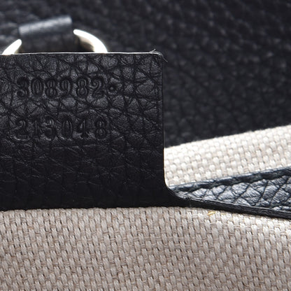 Gucci Pebbled Calfskin Medium Soho Chain Shoulder Bag Black 7 of 7