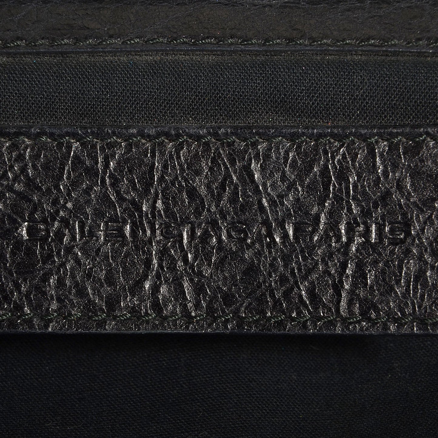 Agneau Classic Hardware Envelope Clutch Black