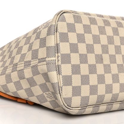 Louis Vuitton Damier Azur Neo Neverfull MM Rose Ballerine 8 of 17