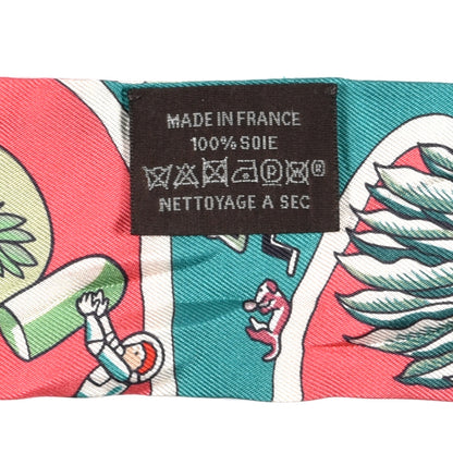 Hermes Silk Exposition Universelle Twilly Rose Vif Menthol 4 of 4