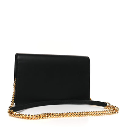 Saint Laurent Smooth Calfskin Medium Classic Monogram Kate Tassel Satchel Black 3 of 8