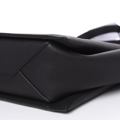 Celine Baby Grained Calfskin Medium Tri-Fold Bag Black 5 of 9