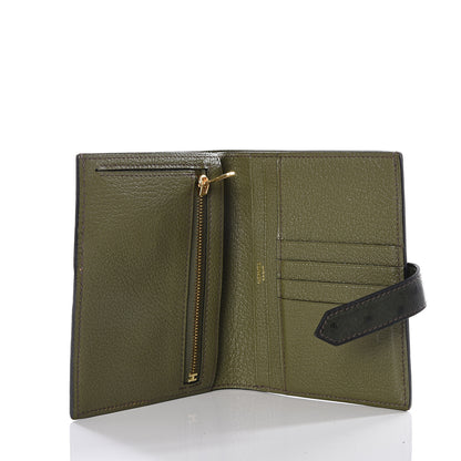 Hermes Ostrich Bearn Compact Wallet Canopee 4 of 7