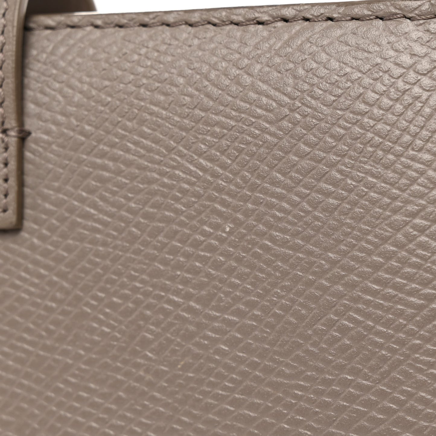 Grained Calfskin Medium Multifunction Strap Wallet Pebble