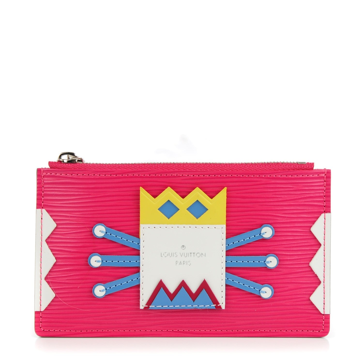Louis Vuitton Epi Tribal Mask Key Pouch Pivoine 1 of 7