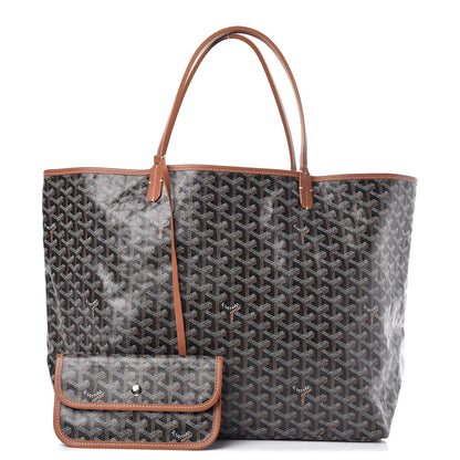 Goyard Goyardine Saint Louis GM Black Gold 1 of 11