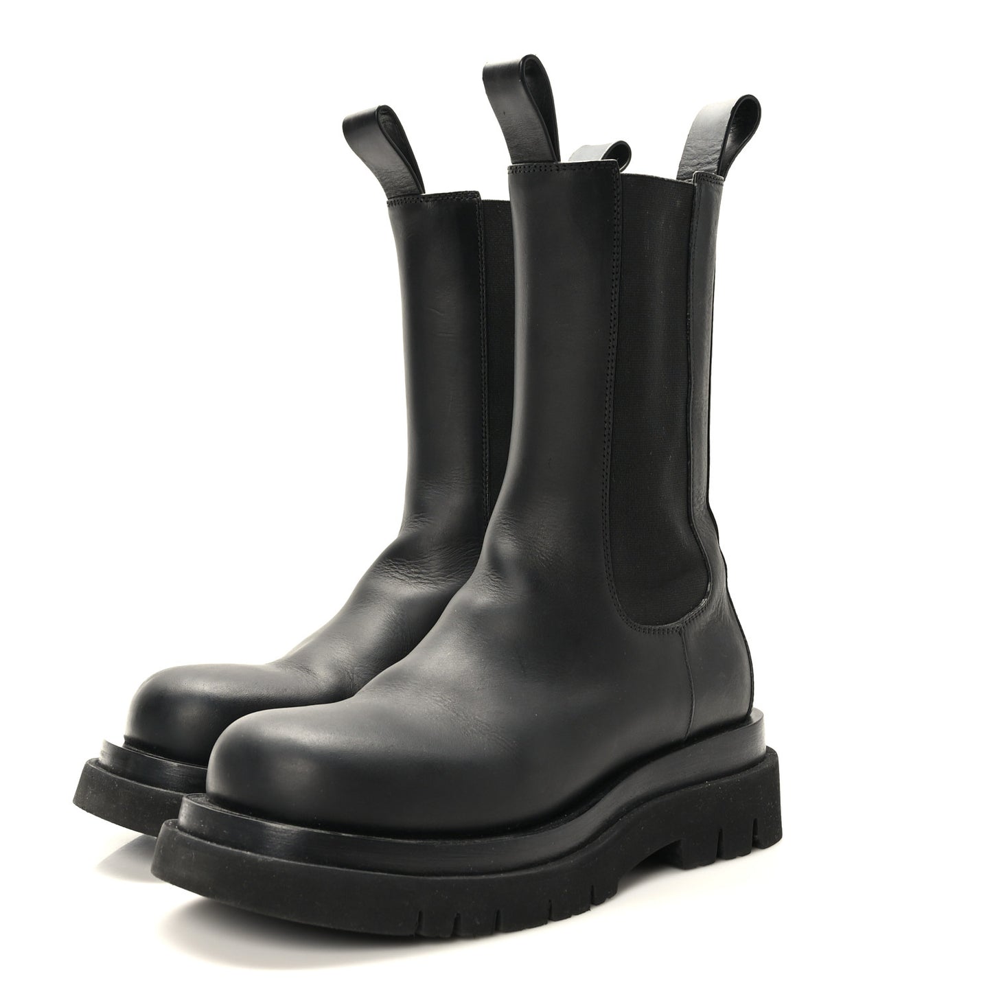 Calfskin The Lug Chelsea 55mm Boots 37.5 Black