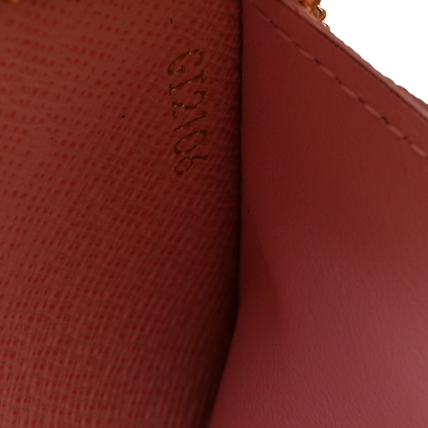 Damier Azur Clemence Wallet Rose Ballerine