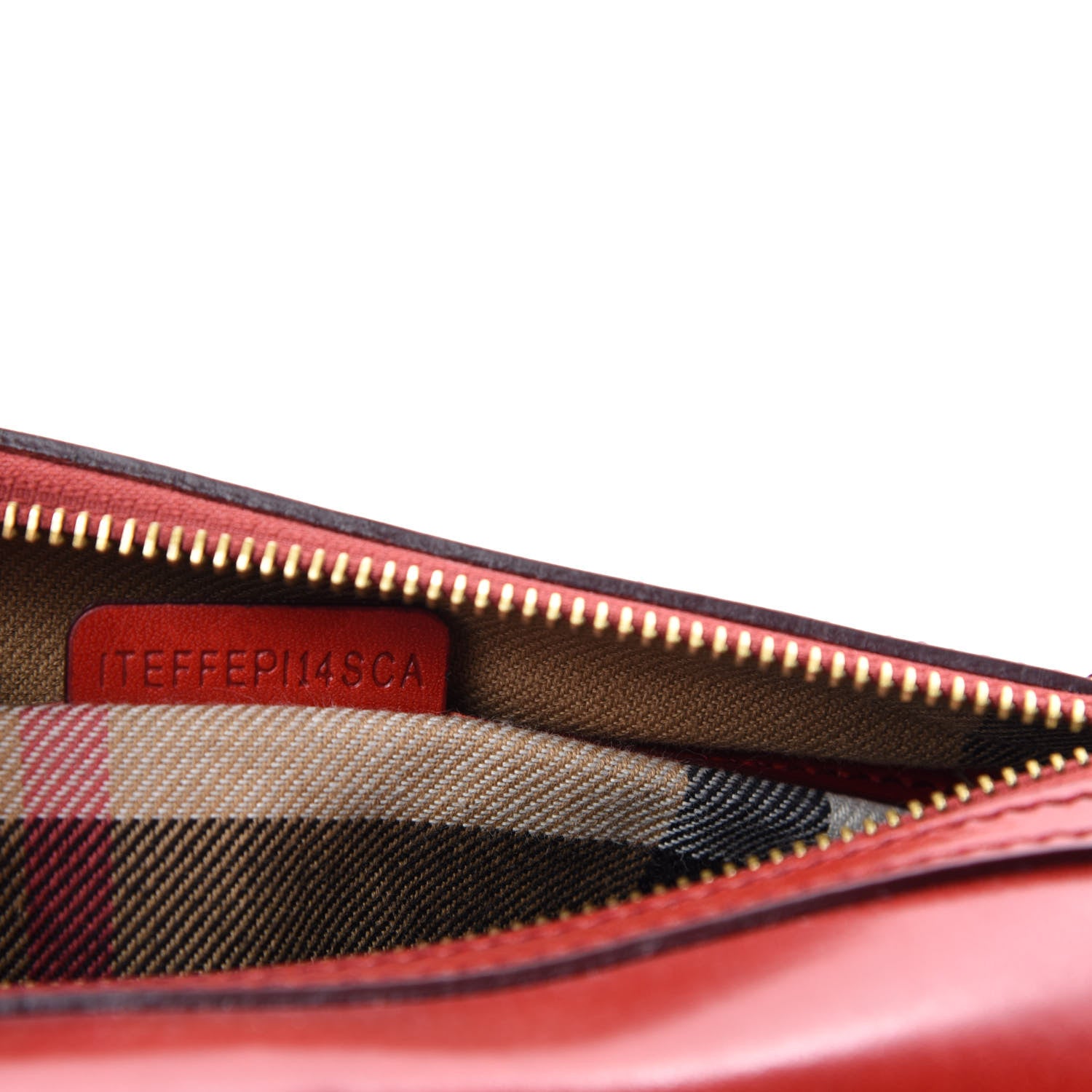 Burberry Bridle Calfskin Medium Alchester Bowling Bag Red 10 of 11