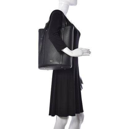 Mulberry Small Classic Grain Calfskin Bucket Tote Bag Black 2 of 21